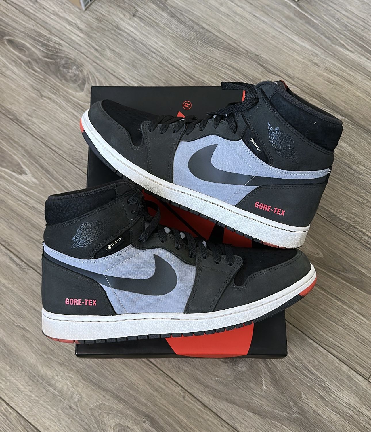 Jordan 1 High Gore-Tex Black Infrared Size 12