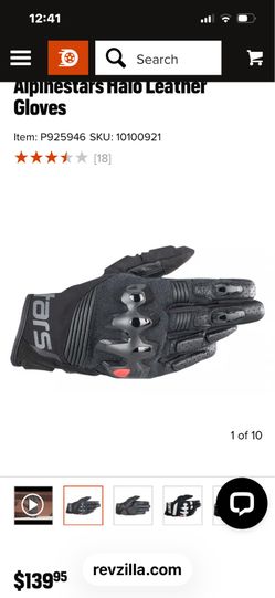Alpinestar Halo gloves XL