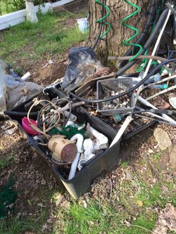 Various plumbing fittings for pond and aquariums