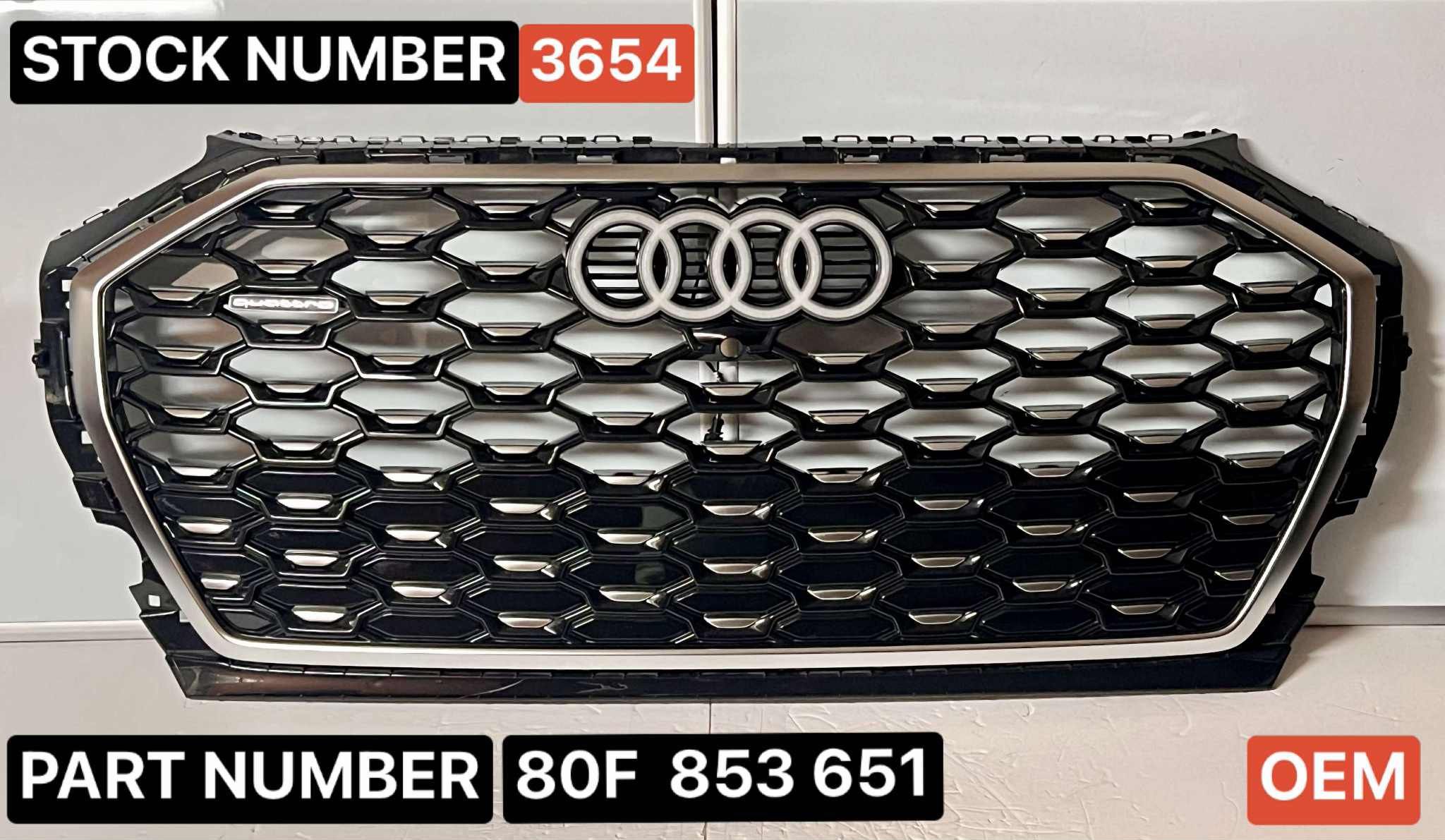 2021-2024 AUDI Q5 SPORTBACK FRONT BUMPER GRILL