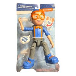 Blippi Talking Figure 9-inch Articulated Toy with 6 Sounds and Phrases New