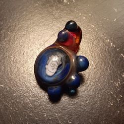 "Simple Rick" Glass Pendant (Rick And Morty)