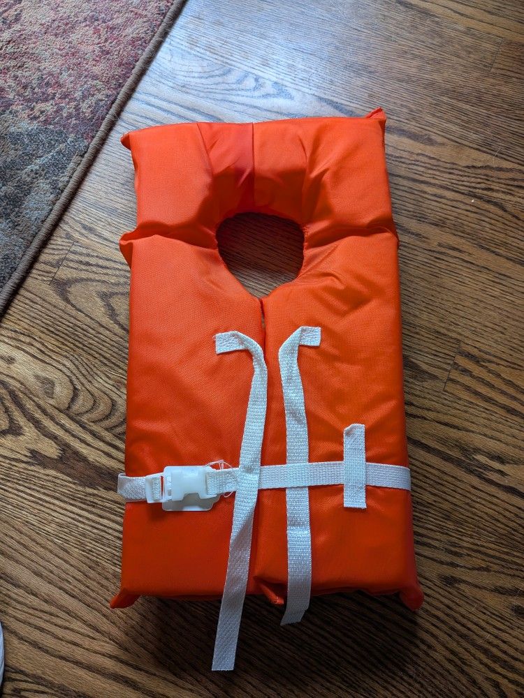 Child's Life Preserver Vest, Size Medium