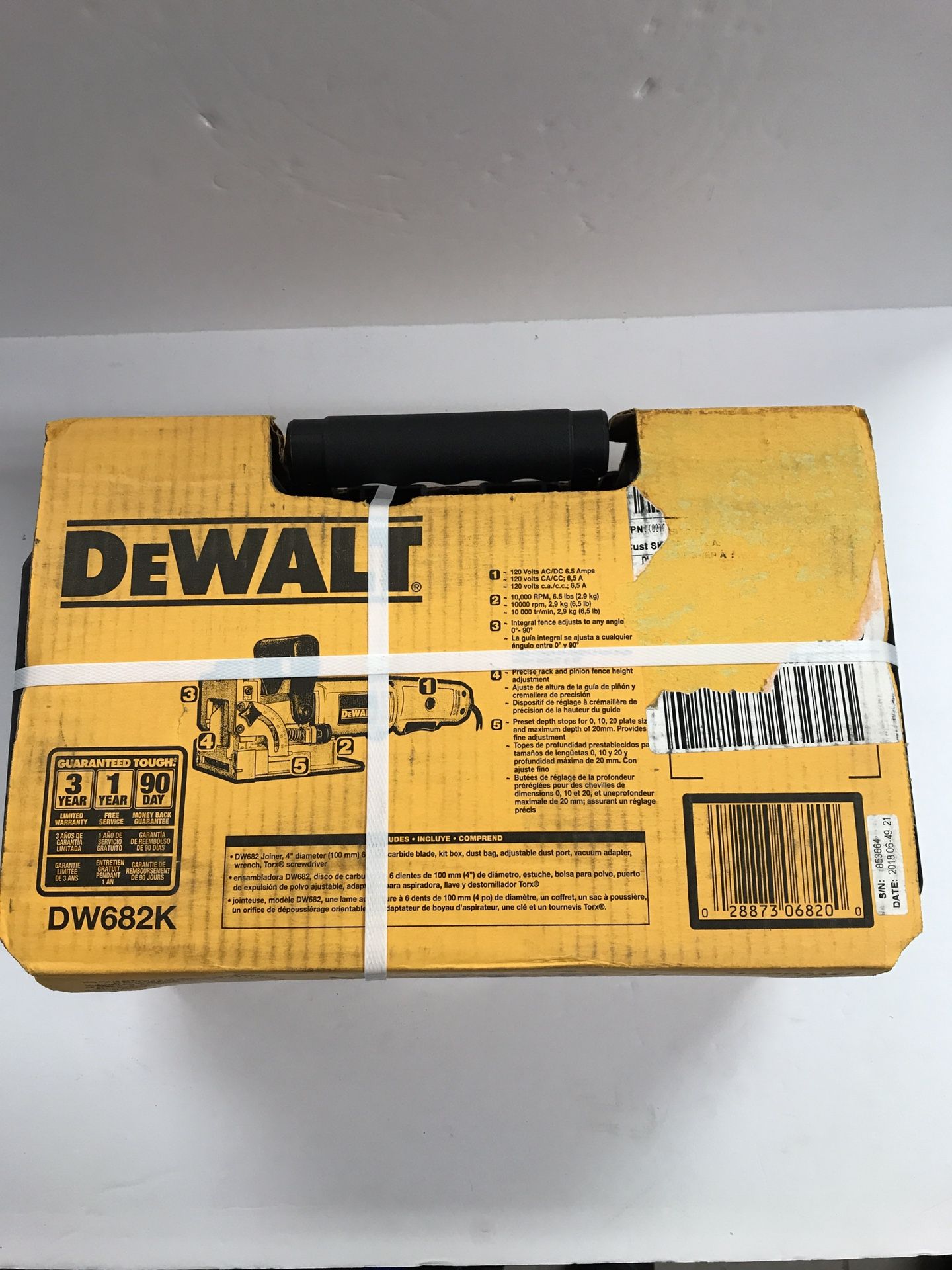 DeWALT DW682K 120V Plate Joiner Kit