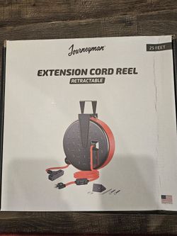 Journeyman Retractable Extension cord reel