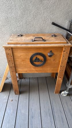 Wooden Ice Chest