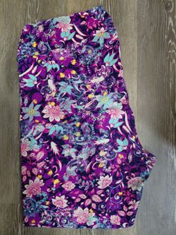 Lularoe TC2 Floral Print Leggings