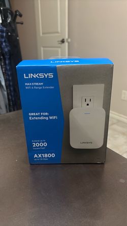 Linksys Max-Stream AX1800 WiFi 6 Range Extender