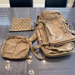 5.11 AMP24 Backpack With Pouches - Coyote brown