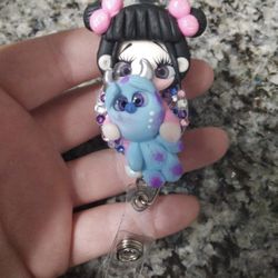 Monster Inc I’d Badge Holder Reel