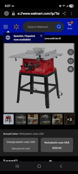 **USED TABLESAW ASKING 120 LOOK AT PICS ***