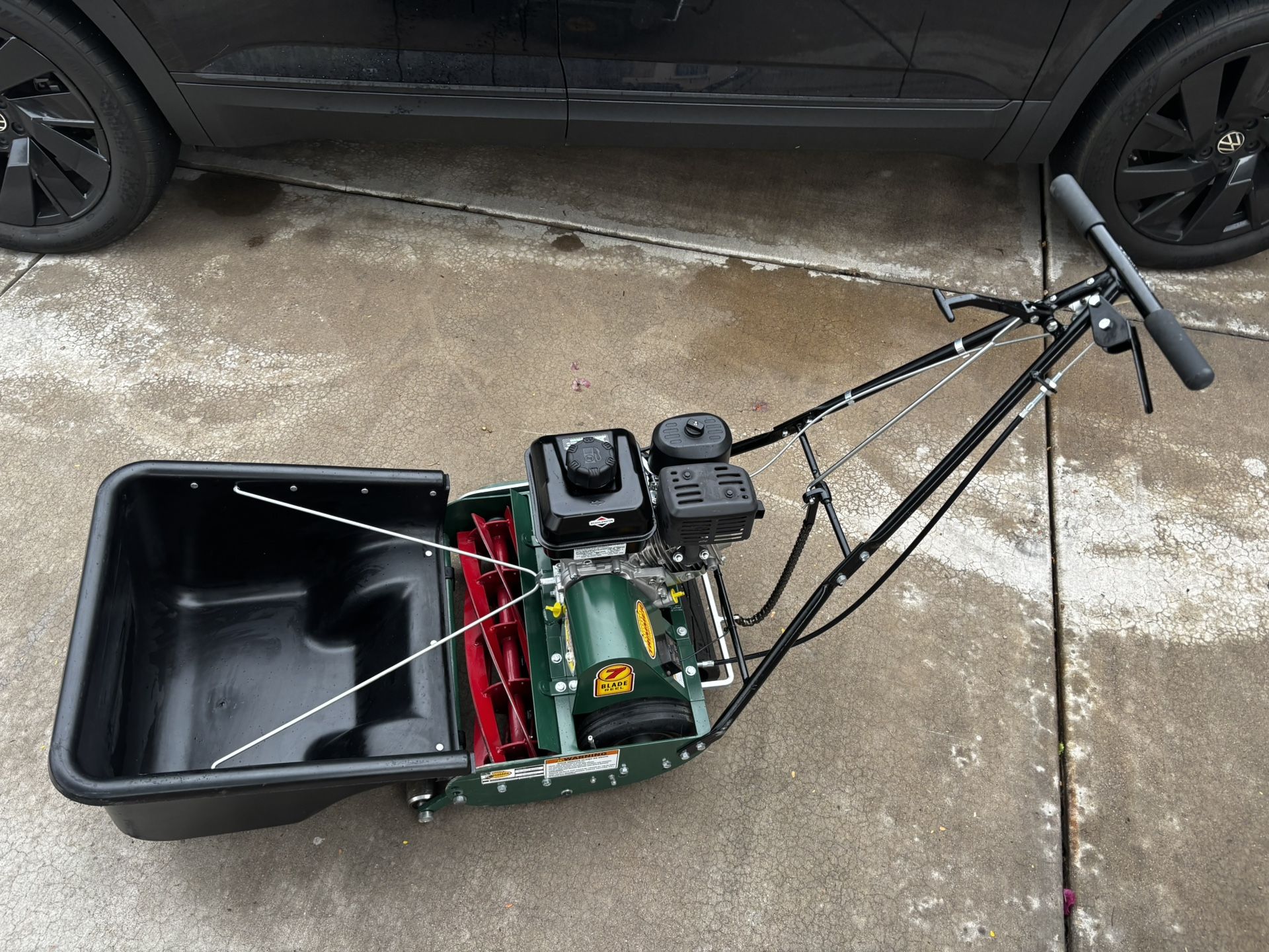 20" 7-Blade California Trimmer Reel Mower 6.5 Hours