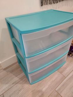Sterilite 3 drawer  storage