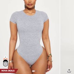 Large Size Fashion Nova Bodysuit 
