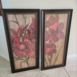 Floral Wall Art Set