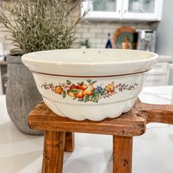 Vintage JELLO Mold Fruit Bowl