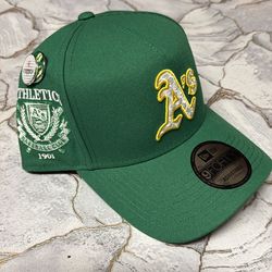 Oakland Athletics A’s MLB “Augusta Bloom” New Era 9FORTY Adjustable Hat w/ Golf Pin