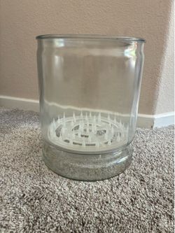 Decorative Glass Vase with Insert – Tulip / Hydroponic Vase – $5