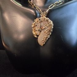 21k Gold Plated Necklace 