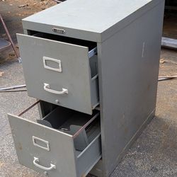 Heavy 2 Draw File Cabinet.