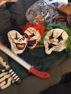 Clown Halloween masks