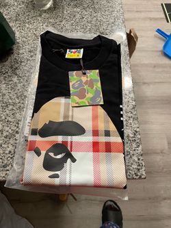 BAPE A Bathing Ape Black Graphic T-Shirt Size M