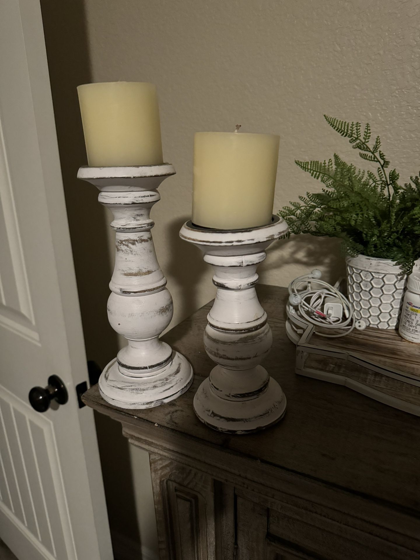 Candles With Candle Holders 