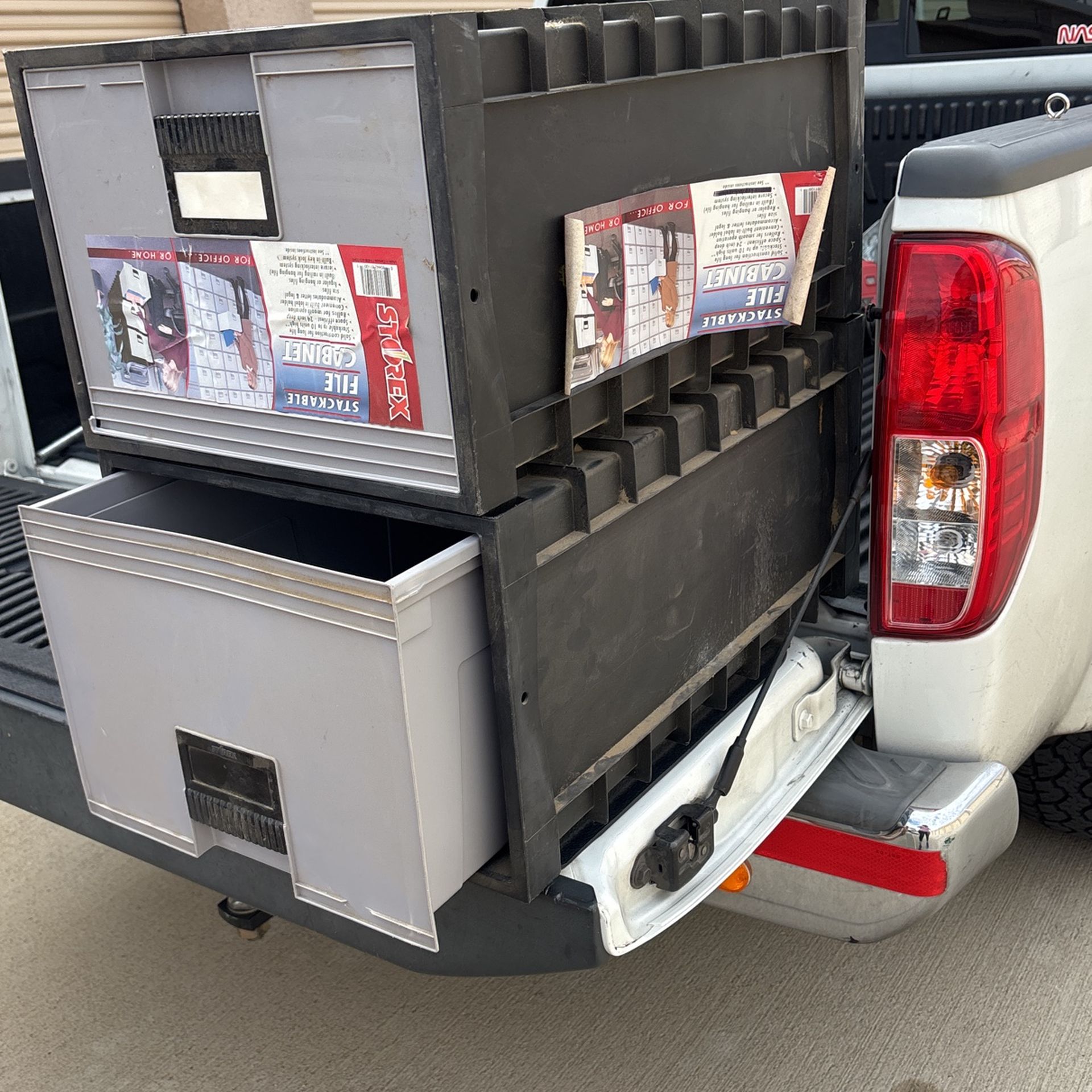 Stackable File Cabinets Set Of Two Ready To Go Come Pick Up., Or Best Offer.
