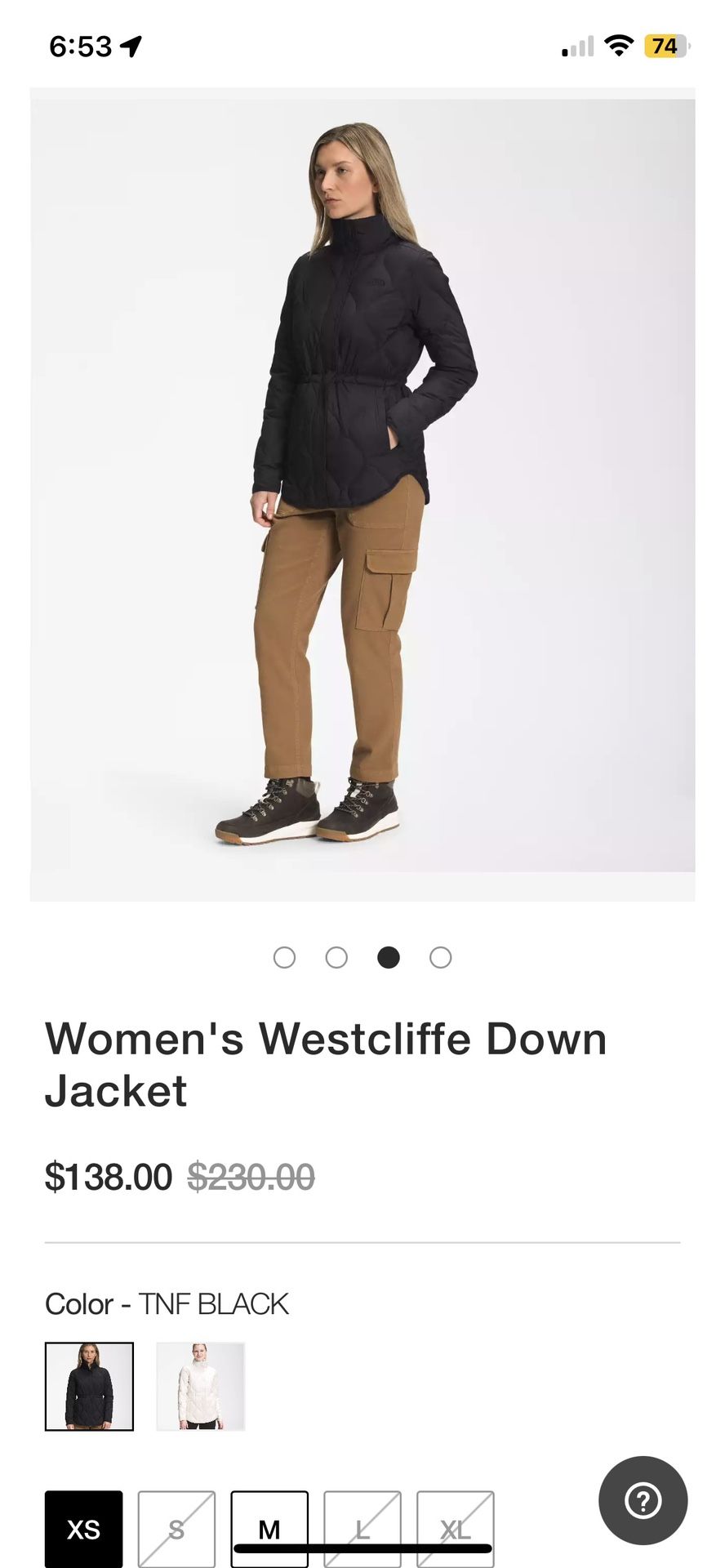 the north face women's westcliffe down jacket reviews
