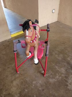 Kids Ride-On Spring Rocking Horse Toy