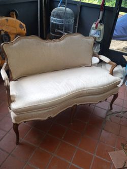 antique or vintage Louis XV style settee