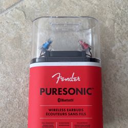 Brand new! - Fender PureSonic Wireless Professional Earbuds 