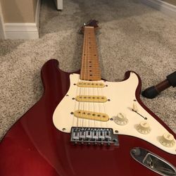 Electra electric guitar - TL600MR 70's or 80's RED, Maple neck /fingerboard