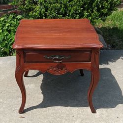 VintageFrench provincial style side table