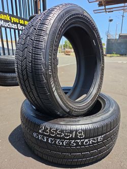 (2) P235/55R18 BRIDGESTONE RFT $140 CASH PRICE