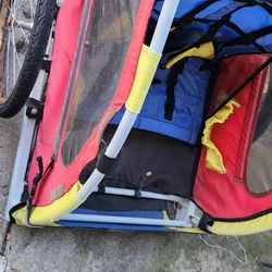 3-in-1 Bike Trailer and Stroller for Kids 