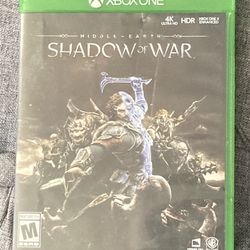 Middle Earth Shadow Of War Xbox One Game