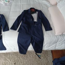 Boys Size 10 Navy Suit 