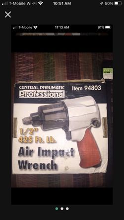 Air impact wrench 1/2