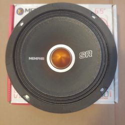 MEMPHIS 1 EACH 6.5" COMPONENT PRO SPEAKER HIGH EFFICIENCY MID RANGE 250 WATTS