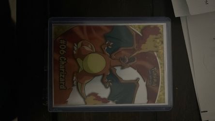 Charizard #06 Clear 2000 Topps TV card