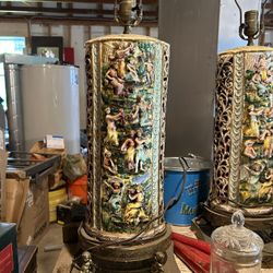 1940s Capodimonte Lamps 
