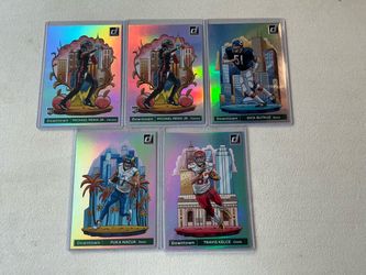 2024 Donruss Football Downtown 5x7 Oversized Cards Kelce, Nacua, Butkus and 2 Penix’s RC’s