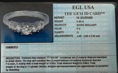 Like New Diamond Ring