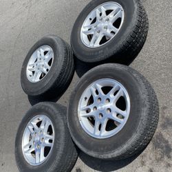 4 — 225/70r16 5x127 5x5 Stock Jeep Grand Cherokee Wrangler JK JL Wheels Rims Tires !!!!!!!!!!