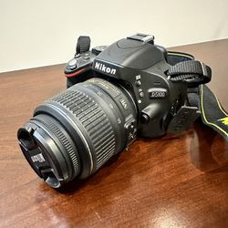 Nikon D5100 W/external Flash And 2 Lenses