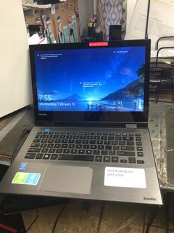 Toshiba satellite 360° touchscreen core i3 Fully loaded it superfast