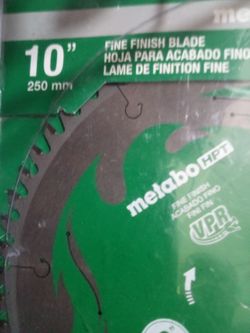 Metabo HPT 10" Fine Finish Saw Blade
