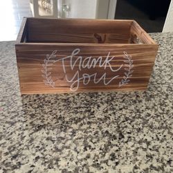 thank you card box