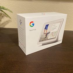 Google 7-Inch Smart Display Bluetooth Speaker for Music and Streaming - Hub (2nd Gen) Chalk Color